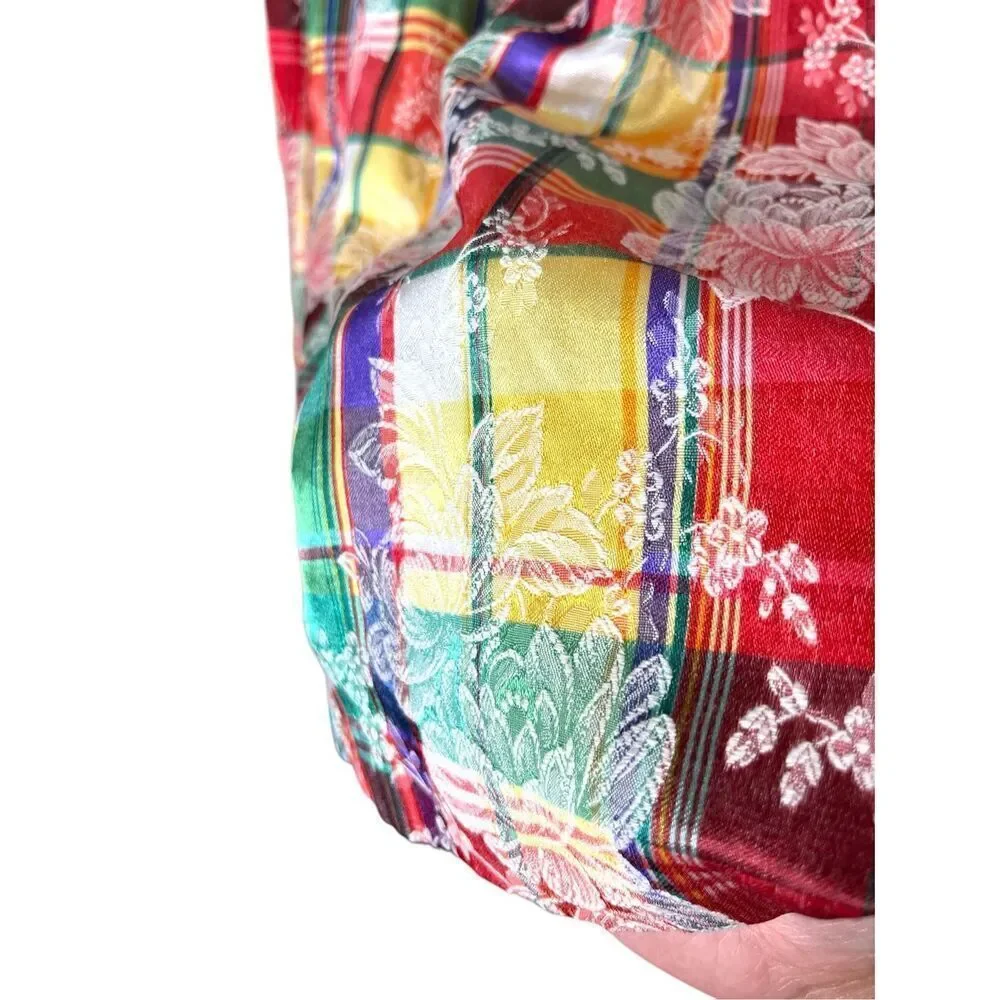 Vintage‎ Sarah Hent Girls Flower Print Maxi Dress Prairie Cottagecore